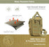 Stypos Tactical Messenger Bag, Military Laptop Briefcase, Messenger Shoulder Bag for Men