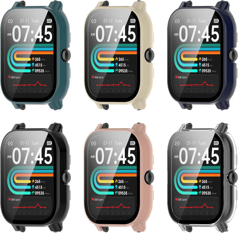 6Pack Screen Protector for Nerunsa P66D 1.85” Smartwatch, Scratched Resistant Covers