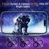 Ferilinso 3 Pack Privacy Screen Protector for iPhone 14 Pro Max - 9H Tempered Glass & Camera Lens Protectors.