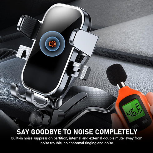 Merdege 4-7 inches Car Phone Holder, Center Console Navigation Holder, Universal Adjustable Swivel Bracket, Compatible