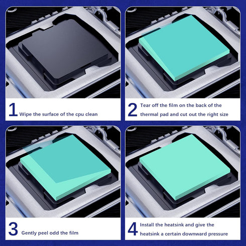 SYY Thermal Pad, Silicone Thermal Pads 80x40x2mm, High Temperature Resistance for Laptop Heatsink