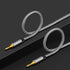 3.5mm 6Ft, More(6Ft/2M,Silver) Tan QY Nylon Braided Aux Cable Audio Auxiliary Input Adapter Male to Male Cord