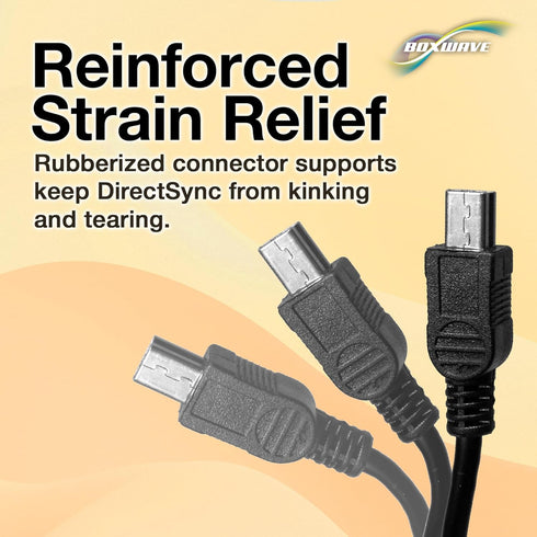BoxWave Cable - Compatible with Garmin zumo XT, Durable DirectSync Charge and Sync Cable