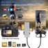 Memory Stick Pro Duo Adapter for iPhone, 6 in 1 SD/TF/M2/MS/CF/XD Multi Card Reader with Lightning+USB A+C