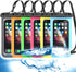 6 Pack Universal Waterproof Phone Pouch, Large Dry Bag IPX8 for Apple iPhone 16, 15, 14, 13, 12, 11 Pro Max