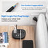 Power Strip with 3 Outlets and 3 USB Ports, Desktop Charging Station with 5 ft Extension Cord - Black