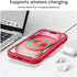 Vooii iPhone 15 Plus Case, Red Upgrade Liquid Silicone with Enhanced Camera Protection and Soft Anti-Scratch Lining