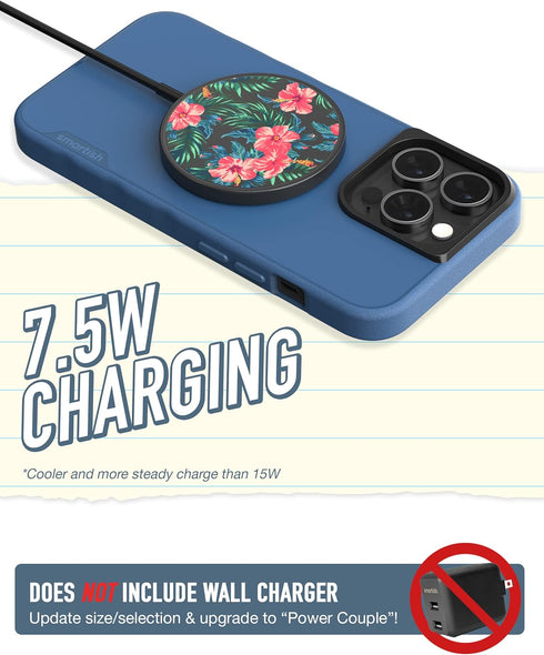 Smartish Wireless Charger Compatible with MagSafe for iPhone 15 - Charge Dinghy - 7.5W Fast Charging