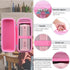 Khanka Hard Travel Case for SOWO Surgeboom 2 Outdoor Portable Bluetooth Speaker, Wireless IPX7 Waterproof - Pink