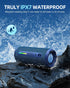 OHAYO Portable Bluetooth Speaker, 24W Stereo Sound, IPX7 Waterproof, Bluetooth 5.3, RGB Lights, 30H Playtime, Blue