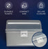 GlossyEnd Set 2, 37 15 12 6 2 2 9V of Slot Multi Battery Storage Box, Battery Storage Case, Battery Holder, Stores: AA