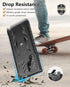 FNTCASE Samsung Galaxy S22 Ultra Case: Heavy Duty, Rugged, Dual Layer, Built-in Screen Protector & Kickstand, 5G-Black.