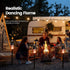 SKYK LED Flame Speaker, Tiki Torch Atmosphere Light, Outdoor Bluetooth 5.0 Wireless Speaker for Parties