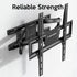 C-MOUNTS 26 65 Inch 400X400 110lbs,Fits 16" Full Motion TV Wall Mount Bracket with Articulating Dual Arm Swivel