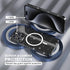 iPhone 15 Pro Max Case by Choiche, Glitter Black, Magnetic, Sparkly, with 3x Diamond Lens & 2x Tempered Glass