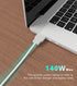 140W USB C to Magnetic Charging Cable, 6.6ft, Unique Design Compatible with M1 M2 M3 MacBook Pro 2021-2024 & MacBook