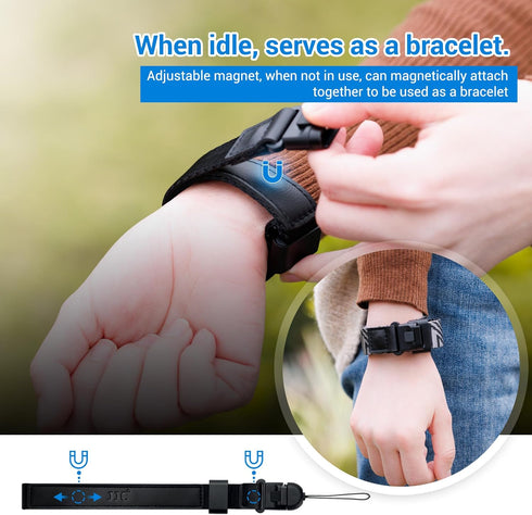 Durable Camera Wrist Strap with Quick Release for Sony ZV-1 II, RX100 VII, Olympus TG-7, and More