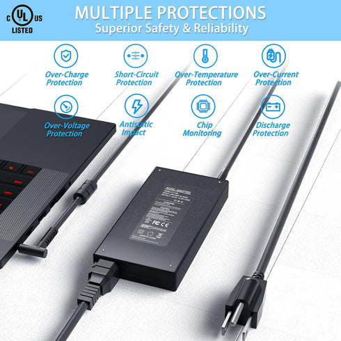 VHBW 120W Power Adapter for HP, Compatible with USB-C Dock G5, Envy 15 17 Series, Omen 15-5000, 710415-001