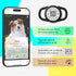 QR Code Airtag Holder - Waterproof Full Body Protection Anti-Lost Case for Dog, Cat, Collar, Backpack (Black, Small)