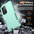Red2Fire Heavy Duty Case for Samsung Galaxy S24, Light Green, with 2Pcs Tempered Glass & Camera Protector, Military
