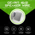 GearIT 16/2 Speaker Wire (100 Feet) 16 Gauge Copper Clad Aluminum, Fire Safety in Wall Rated Audio Cable