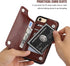 ONETOP Wallet Case for iPhone SE(2022), SE(2020), 7/8, Brown PU Leather, Card Holder, Kickstand