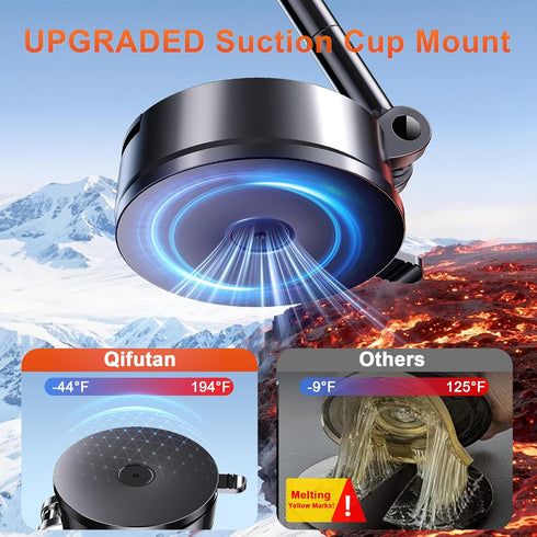 Qifutan for MagSafe Dash Mounted Holders Phone Holders for Your Car Phone Mount for Car Windshield Dashboard Universal