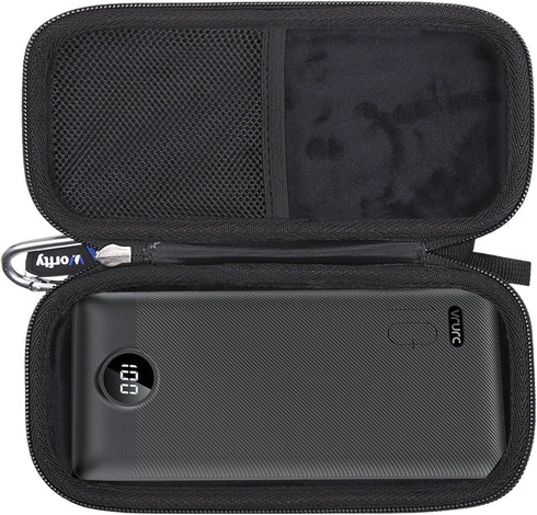 worfty 10000/12000/13800mAh Case for VRURC/VEGER/FOCHEW/Charmast/citicr/GKUTW Portable Charger with Built-in Cables