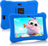 PRITOM 7 inch Kids Tablet, Quad Core Android OS, 32GB, WiFi, Bluetooth, Kids Software Pre-Installed, Dark Blue