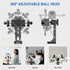 Ulanzi MA53 Metal Phone Tripod Mount Adapter with Arca Swiss/Uka Interface, 2 Cold Shoe, 360° Swivel for Photo Video