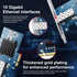 BZIZU 10Gb 82599EN, X520-DA1 X4/X8, PCIe NIC, Intel SFP+ Port, Compatible, PCIe Low Profile, Supports Windows