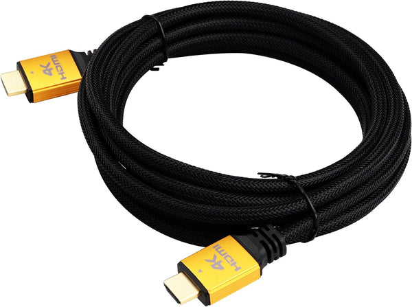 NTW PURE PRO 4K HDMI Cable 12FT - High Speed 18Gbps HDMI 2.0 Cable, 4K HDR, Ultra HD, Compatible with PS5, Xbox