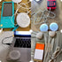 Flylin Pillow Speaker, 3.5mm DIY Portable Mini Stereo Speakers with 2 HiFi Speakers for MP3 Phone Portable CD