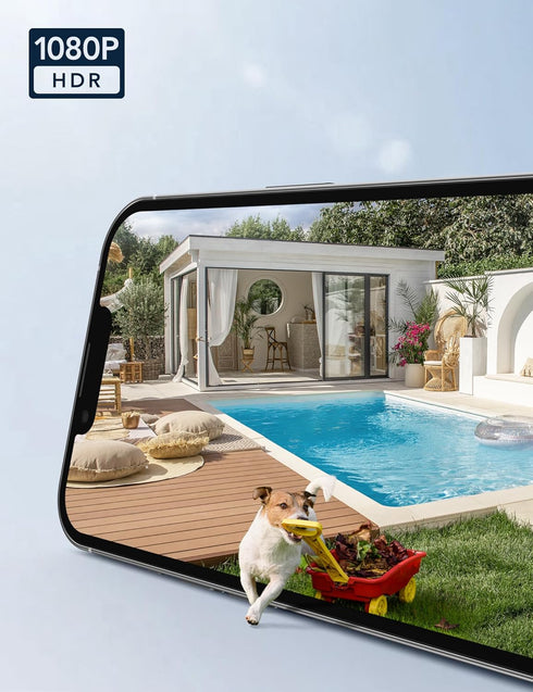 GNCC Security Camera for Home Security, Outdoor Camera, 1080P, Color Night Vision, Motion Sensor, Waterproof