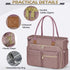 RAINSMORE 15.6 inch Teacher Tote Bag Laptop Bag for Women Work Bags Laptop Tote Nurse Bag Professional Computer