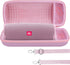 Hard Case Compatible with JBL Charge 5 Charge 4 Waterproof Bluetooth Speaker (Pink case)