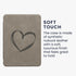 kwmobile (2024)/Colorsoft Cover Compatible with Amazon Kindle Paperwhite Cover - eReader Case - Brushed Heart Grey