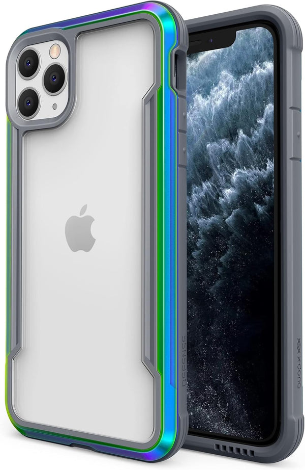 X-Doria Raptic Shield Case for iPhone 11 Pro, Iridescent, Military Grade Drop Tested, Lightweight