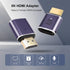 PNGKNYOCN 8K HDMI Adapter, 48Gbps HDMI 2.1 Male to Female Extender, Supports 8K@60Hz, 4K@120Hz, HDR, eARC (2-Pack)