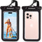 Waterproof Phone Pouch (2-Pack), Designed in Hawaii, Fits All iPhones (incl. 15 Pro Max), Samsung Galaxy S24