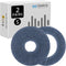 Geekria 2 Pairs Knit Headphones Ear Covers, Washable & Stretchable Protectors for Over-Ear Headsets, Size S/Blue
