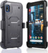 A10E Case for Samsung Galaxy A10E, Full Body Armor Rugged Holster Defender Case with 360 Swivel Belt Clip