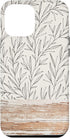 Boho Rustic Botanical Leaf Pattern Vintage Beige Case for iPhone 12 Pro Max