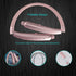 Headset AMORNO Foldable Bluetooth Headphones, Wireless Neckband Sports with Retractable Earbuds, Sweatproof Noise