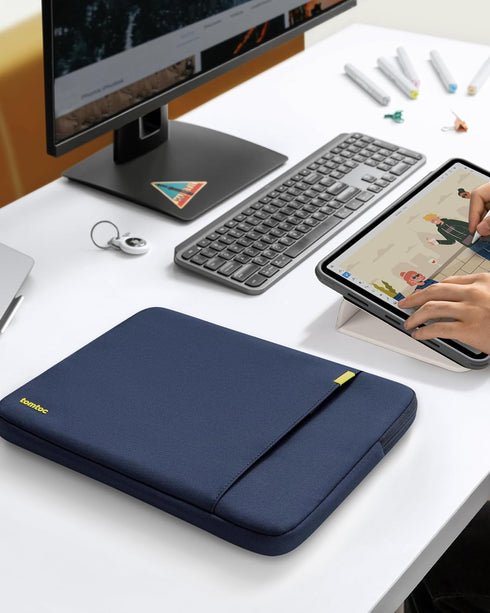 tomtoc 360 Protective Tablet Sleeve for iPad Pro 13-inch (M4), iPad Air 13-inch (M2), Water-Resistant