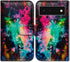 Colorful Universe Sky Leather Flip Phone Case Wallet Cover with Card Slot Holder Kickstand for Google Pixel 6
