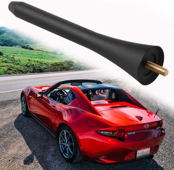 BASIKER 5 Inch Short Radio Mast Antenna for 2006-2024 Mazda Miata MX-5, Car Wash Safe