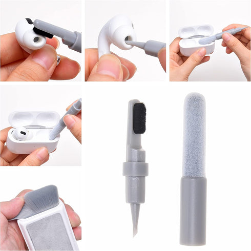 Camkix 6-in-1 Electronics Cleaning Kit - Key Puller, Flocking Sponge Cleaner, Pen Nibs, Cleaning Cloths