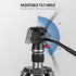 NEEWER Fluid Tripod Head with Handle, Aluminum Alloy Panorama Drag Pan Tilt Head, Max Load: 3kg/6.6lb, GM23 Red