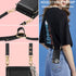 iPhone 13 Pro Max Leather Wallet Case, 6.7-Inch Zipper Shockproof Card Holder & Anti-Theft Lanyard, Crossbody Bag Black